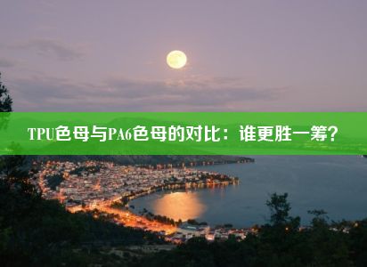 TPU色母与PA6色母的对比：谁更胜一筹？