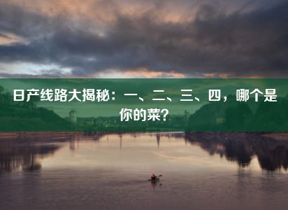 日产线路大揭秘：一、二、三、四，哪个是你的菜？