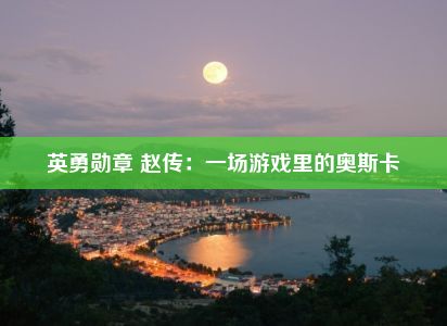 英勇勋章 赵传：一场游戏里的奥斯卡