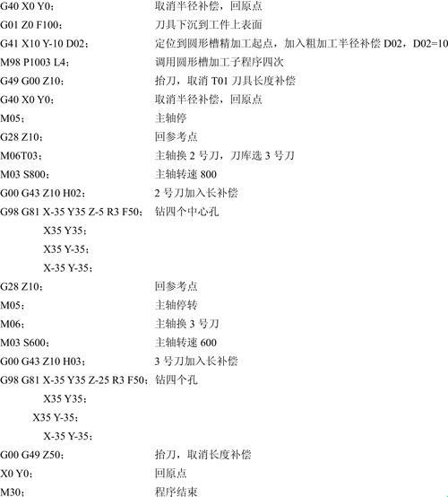 内孔加工编程实例：钻孔、攻丝、镗孔，一网打尽！