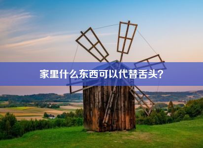 家里什么东西可以代替舌头？