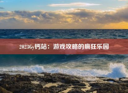 2023Gy钙站：游戏攻略的疯狂乐园