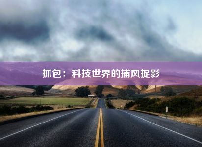 抓包：科技世界的捕风捉影